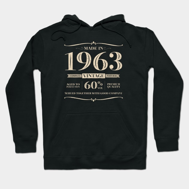 60 years. Born in 1963 Hoodie by AntiStyle